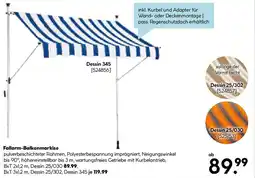 Hellweg Fallarm-Balkonmarkise Angebot