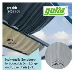 Hellweg maßgefertigte Seilspannmarkise¹) Angebot