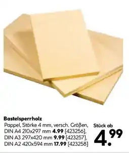 Hellweg Bastelsperrholz Angebot