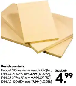 Hellweg Bastelsperrholz Angebot