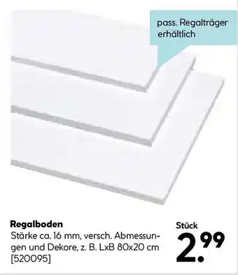 Hellweg Regalboden Angebot