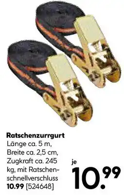 Hellweg Ratschenzurrgurt Angebot