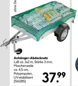 Hellweg Anhänger-Abdecknetz Angebot