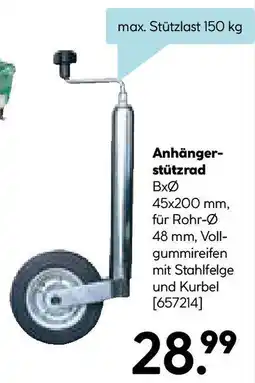 Hellweg Anhänger- stützrad Angebot