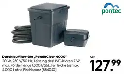 Hellweg Durchlauffilter-Set,,Pondo Clear 4000 Angebot