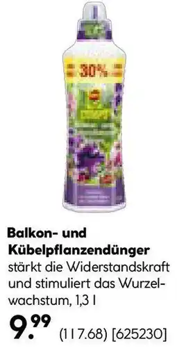 Hellweg Balkon- und Kübelpflanzendünger Angebot