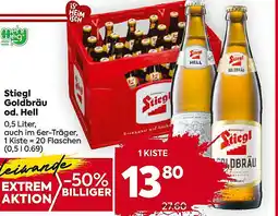 Billa Stiegl Goldbräu od. Hell Angebot