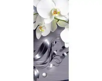 Hornbach Fototapete Vinyl 2159 SKT Türtapete selbstklebend Weiße Orchidee 1-tlg. 91 x 211 cm Angebot