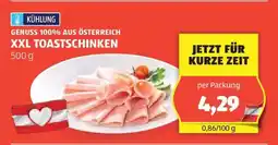 Hofer XXL TOASTSCHINKEN Angebot
