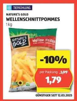 Hofer NATURE'S GOLD WELLENSCHNITTPOMMES Angebot
