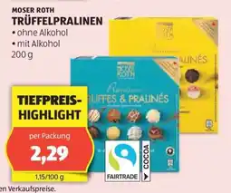 Hofer MOSER ROTH TRÜFFELPRALINEN Angebot