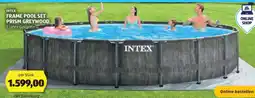 Hofer INTEX FRAME POOL SET PRISM GREYWOOD Angebot