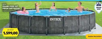 Hofer INTEX FRAME POOL SET PRISM GREYWOOD Angebot