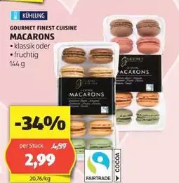 Hofer GOURMET FINEST CUISINE MACARONS Angebot