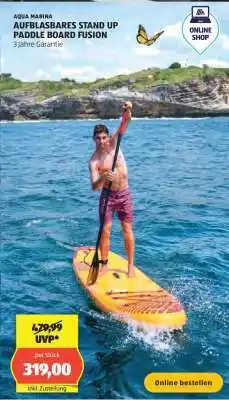 Hofer AUFBLASBARES STAND UP PADDLE BOARD FUSION Angebot