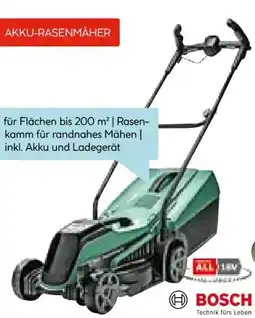 Hellweg Bosch Akku-Rasenmäher CityMower 18 Angebot
