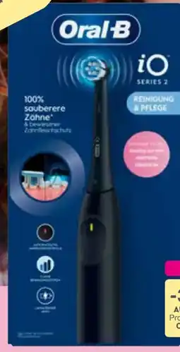 Bipa Braun Elektrische Zahnbürste Oral-B iO2 Night Black Starter Pack Angebot