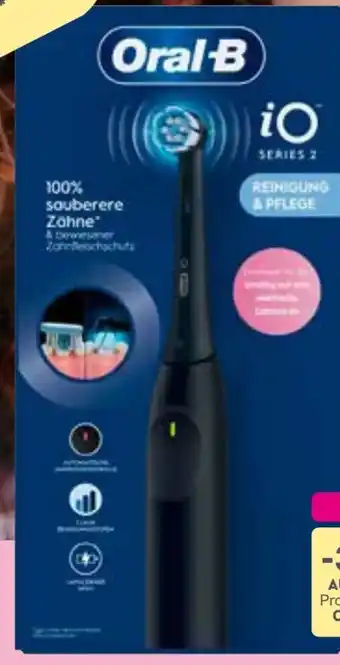 Bipa Braun Elektrische Zahnbürste Oral-B iO2 Night Black Starter Pack Angebot