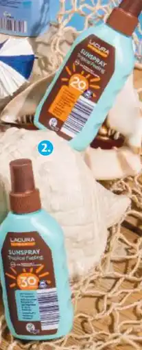 Hofer Lacura Sonnenspray Tropical Feeling LSF 20 Angebot