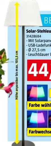 Bauhaus LED-Solar-Akku-Stehleuchte Angebot