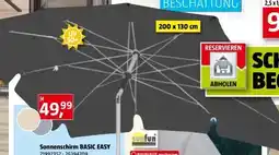 Bauhaus sunfun Sonnenschirm Basic Easy Angebot