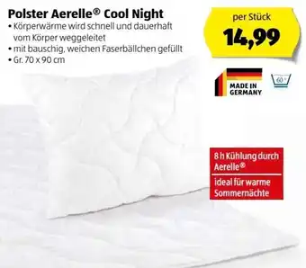 Hofer Polster Aerelle Cool Night 70x90 cm Angebot