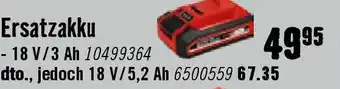 Hornbach Ersatzakku Angebot