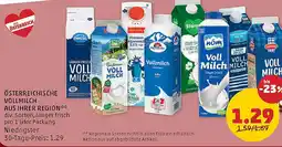 PENNY Österreichische vollmilch aus ihrer region Angebot