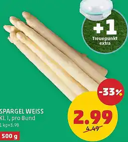 PENNY Spargel weiss Angebot