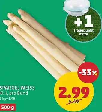 PENNY Spargel weiss Angebot