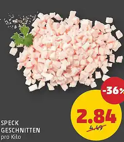 PENNY Speck geschnitten Angebot