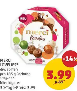 PENNY Merci lovelies Angebot
