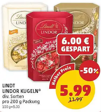 PENNY Lindt lindor kugeln Angebot
