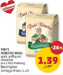 PENNY Feinstes mehl Angebot