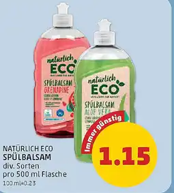 PENNY Natürlich eco spülbalsam Angebot