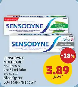 PENNY Sensodyne multicare Angebot