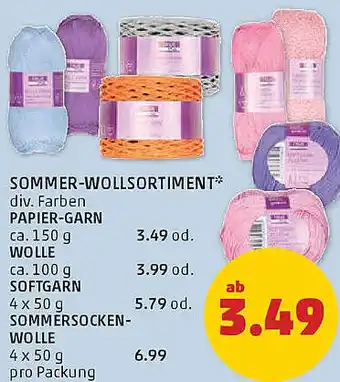 PENNY Sommer-wollsortiment Angebot