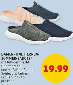 PENNY Damen- und herren- sommer-sabot Angebot