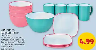 PENNY Kunststoff- partygeschirr Angebot