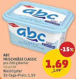 PENNY Abc frischkäse classic Angebot