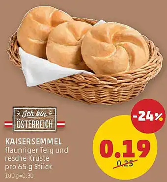 PENNY KAISERSEMMEL Angebot