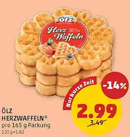 PENNY Herzwaffeln Angebot