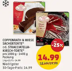 PENNY Coppenrath & wiese sachertorte od. stracciatella- kirsch-torte Angebot