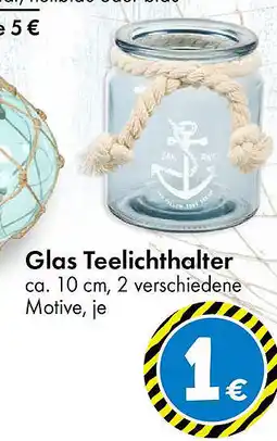 TEDi Glas Teelichthalter Angebot