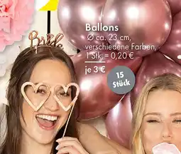 TEDi Ballons Angebot