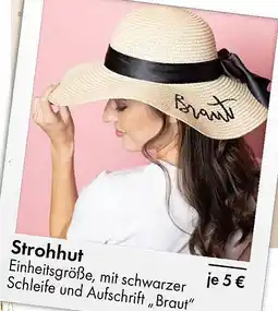 TEDi Strohhut Angebot