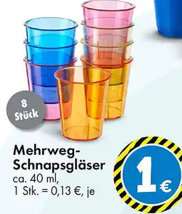TEDi Mehrweg- Schnapsgläser Angebot