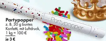 TEDi Partypopper Angebot