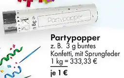 TEDi Partypopper Angebot
