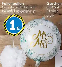 TEDi Folienballon Angebot